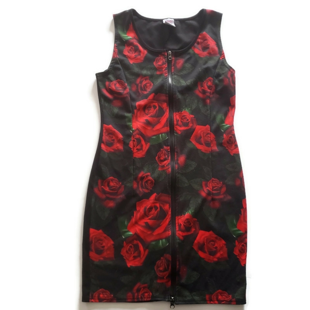Rage of a Rebellion Red Rose Sleeveless Dress